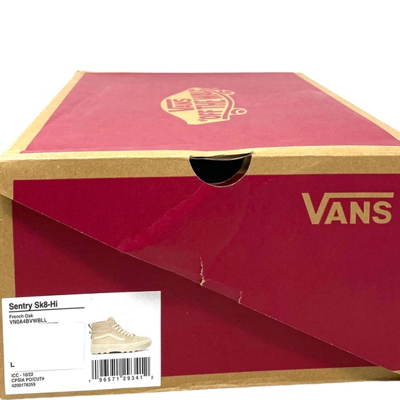 VANS Sk8-Hi Sentry WC Shoe French Oak Suede Canvas Sneakers SB Women VN0A4BVWBLL - Picture 10 of 11